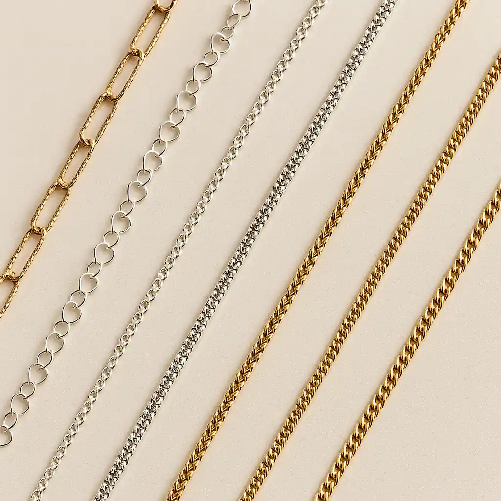 Permanentschmuck Ketten Meterware Großhandel
