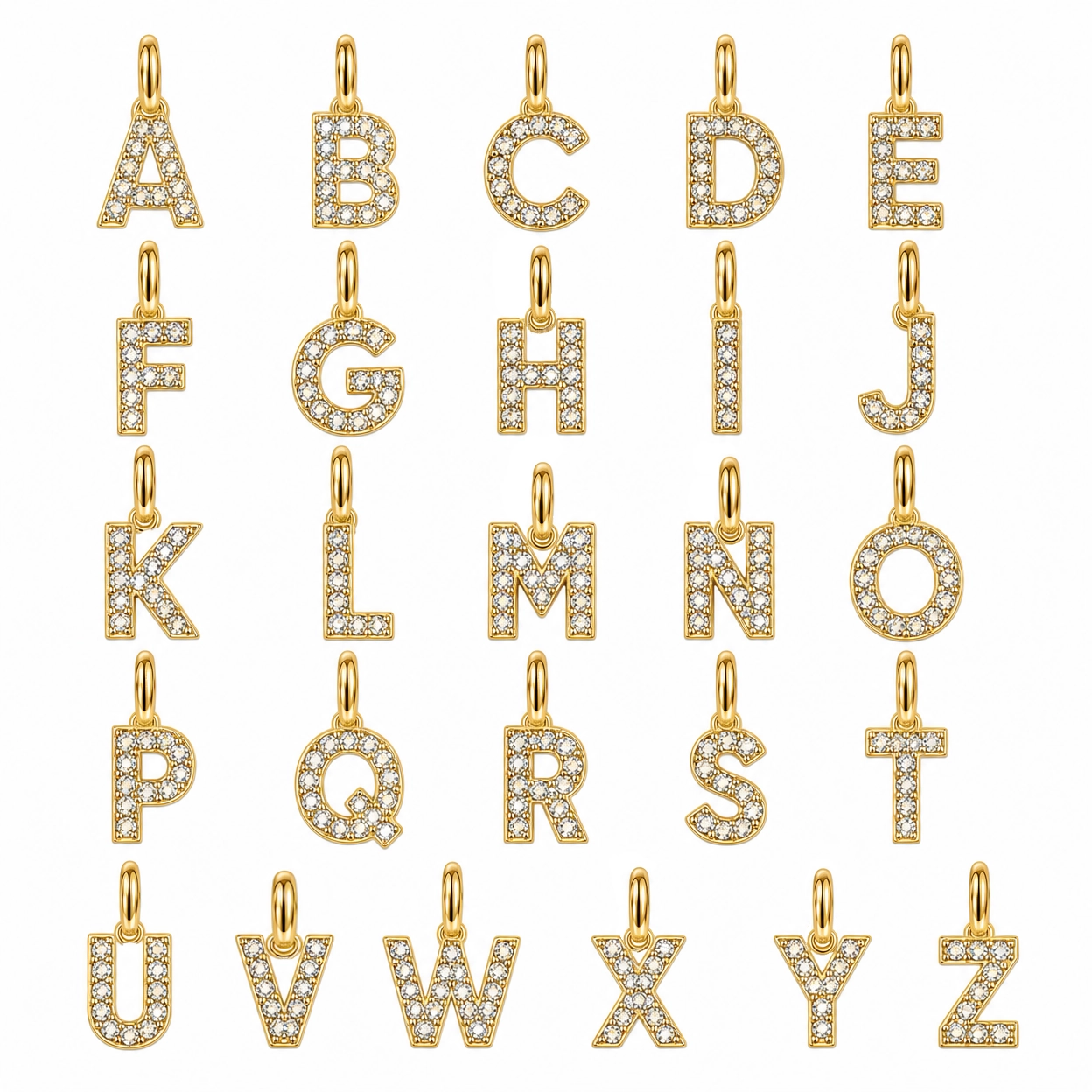 Letters with stones