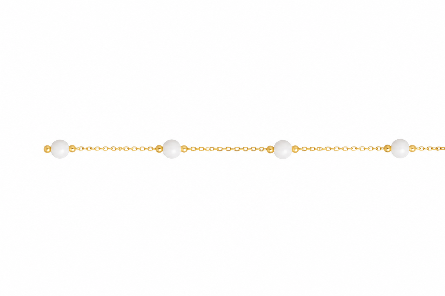 pearl necklace stainless steel PVD-coated