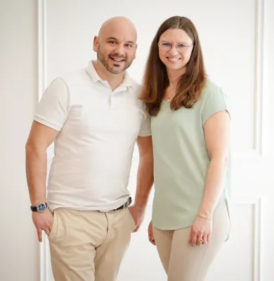 Nadine und Patrick Velandia vom Permanentschmuck-Zentrum in Pforzheim
